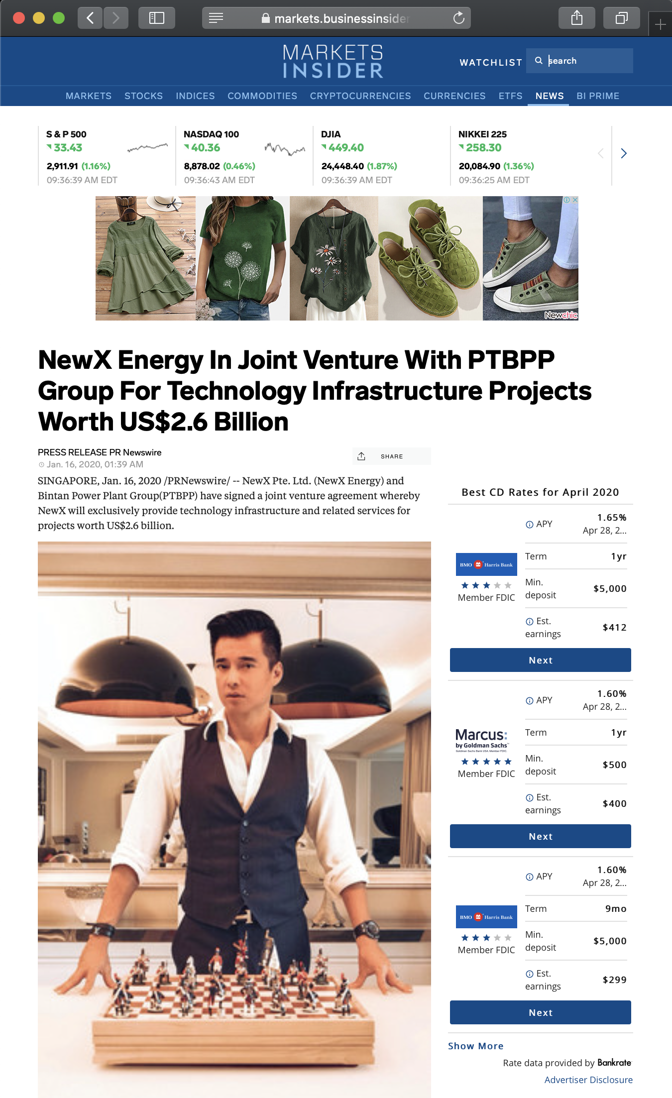 Money Compass – NewX Energy In Joint Venture With PTBPP Group For