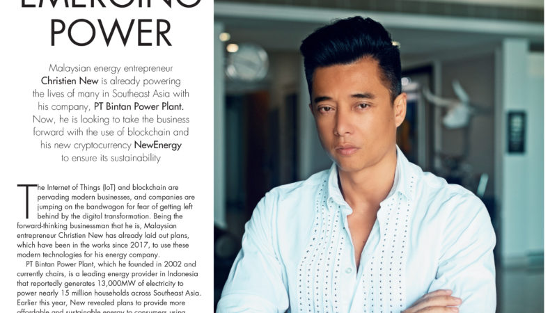 Tatler Magazine Singapore – An Emerging Power Page1