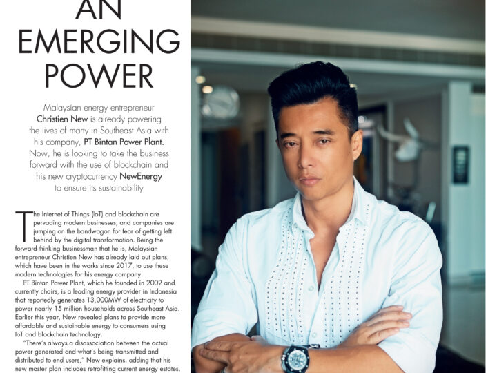 Tatler Magazine Singapore – An Emerging Power Page1